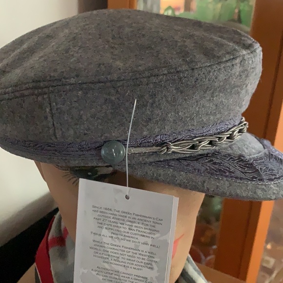 Fisherman NWT Greek hat size 56-7 gray - Picture 13 of 13